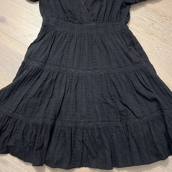 Zara Black Eyelit Dress - Picture 3 of 6